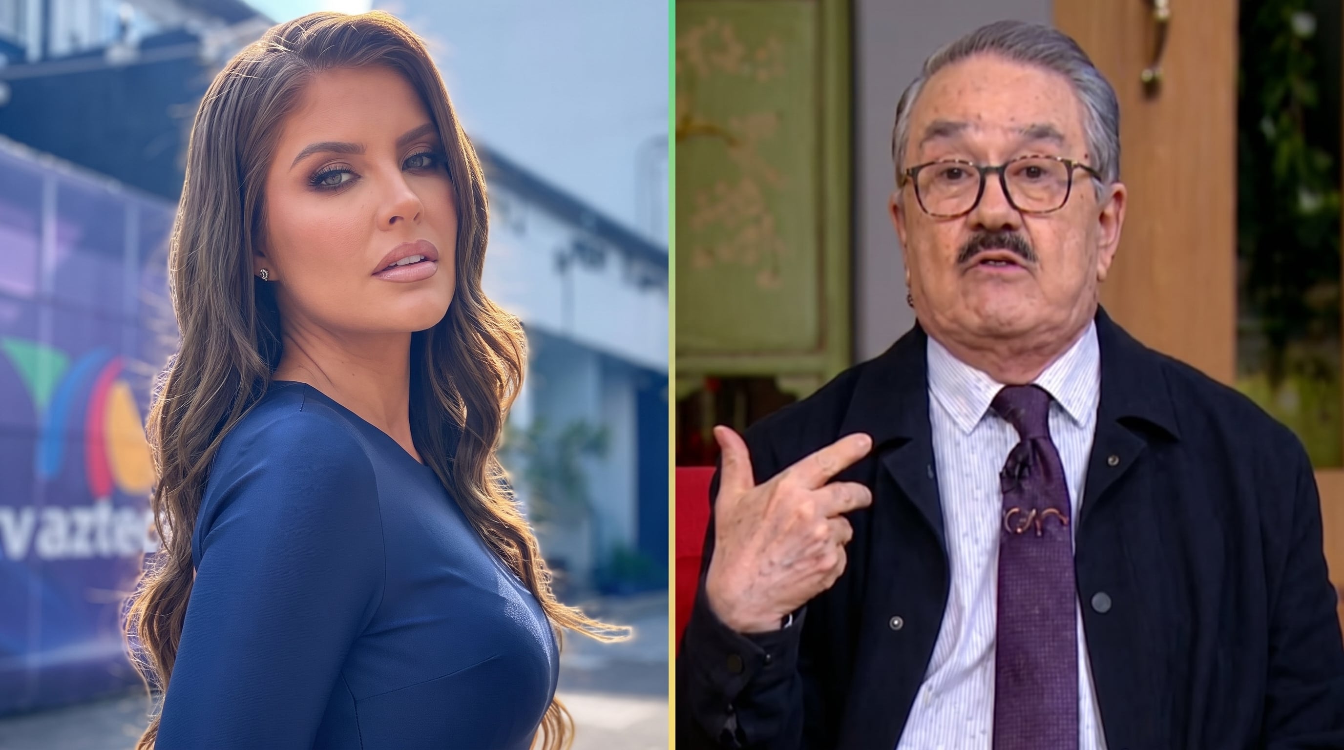 La presentadora puertorriqueña Vanessa Claudio y el conductor Pedro Sola aparecen en una imagen dividida que muestra sus rostros en primer plano. (Imagen Ilustrativa Infobae)