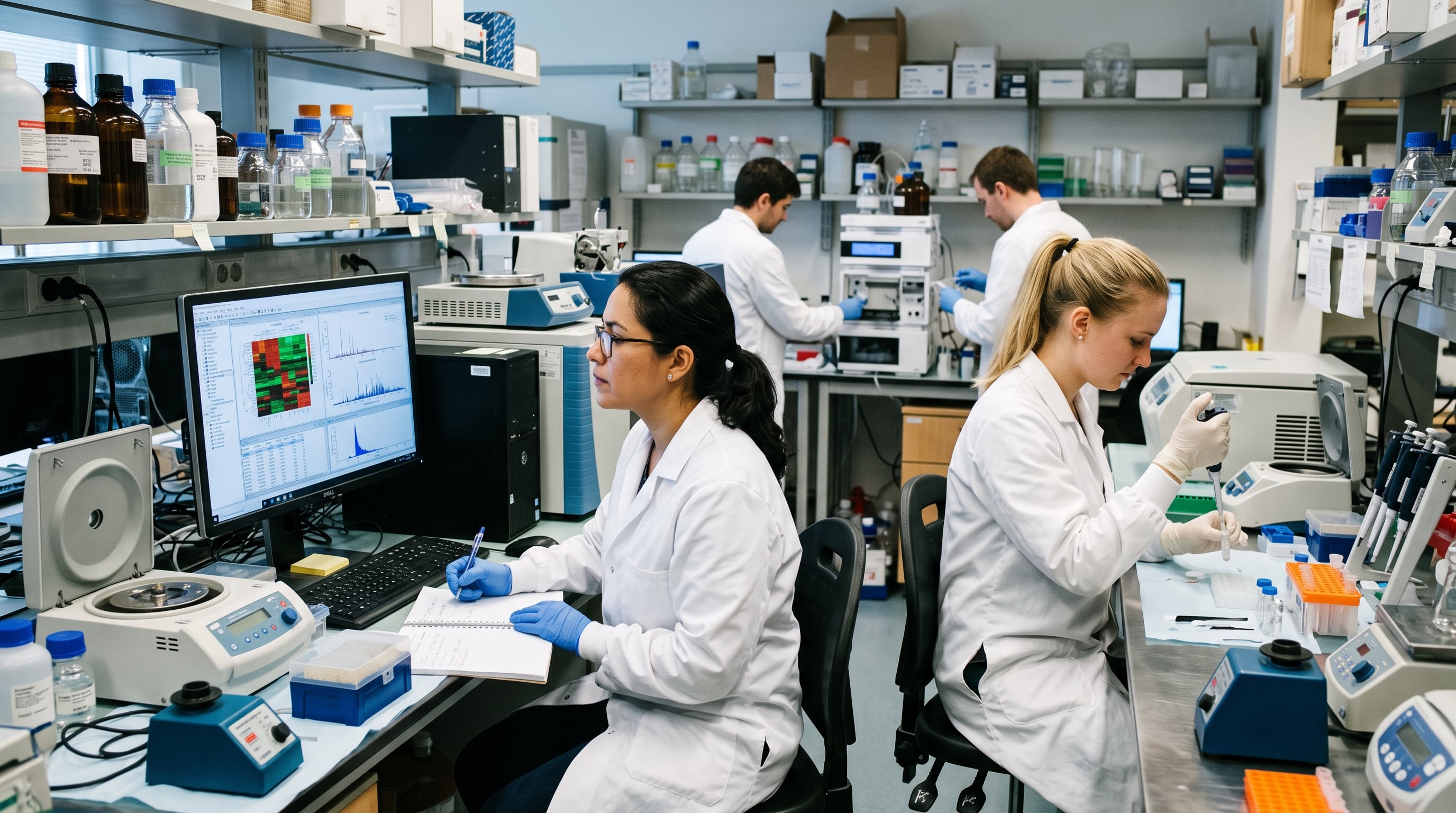 Los investigadores de la Universidad Northwestern y el Instituto Buck cuantificaron más de 5.800 grupos de proteínas en muestras ováricas benignas (Imagen Ilustrativa Infobae)