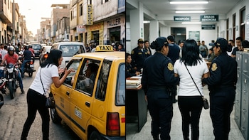 Mujer se niega a pagar un taxi, se enfrenta a policías y termina detenida tras presunta agresión a un agente en La Libertad