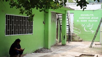 Población migrante en albergues en