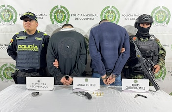 La Policía de Bogotá capturó a dos hombres acusados del hurto de un reloj en el sector de Chapinero - crédito Mebog