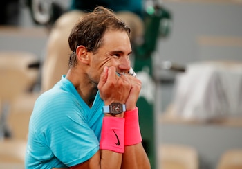 La emoción de Rafael Nadal
