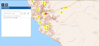Los resultados del mapa reflejan el estado registrado al momento de la consulta, por lo que se recomienda contrastarlos con los comunicados oficiales más recientes - Créditos: Sedapal.
