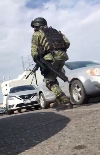 Hombres armados han accionado armas