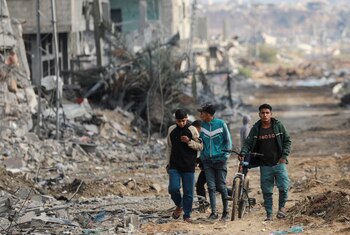 Según Trump, Gaza es actualmente