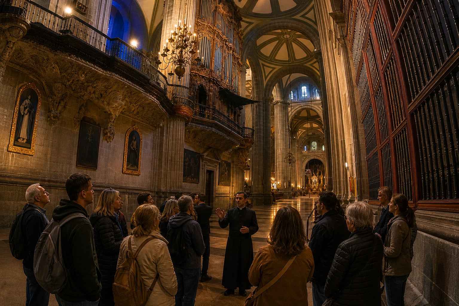 El recorrido da acceso a cinco puntos del templo que habitualmente permanecen fuera del alcance de los visitantes: los órganos monumentales, la ofrenda de la Catedral, la Capilla de las Reliquias (Imagen Ilustrativa Infobae)