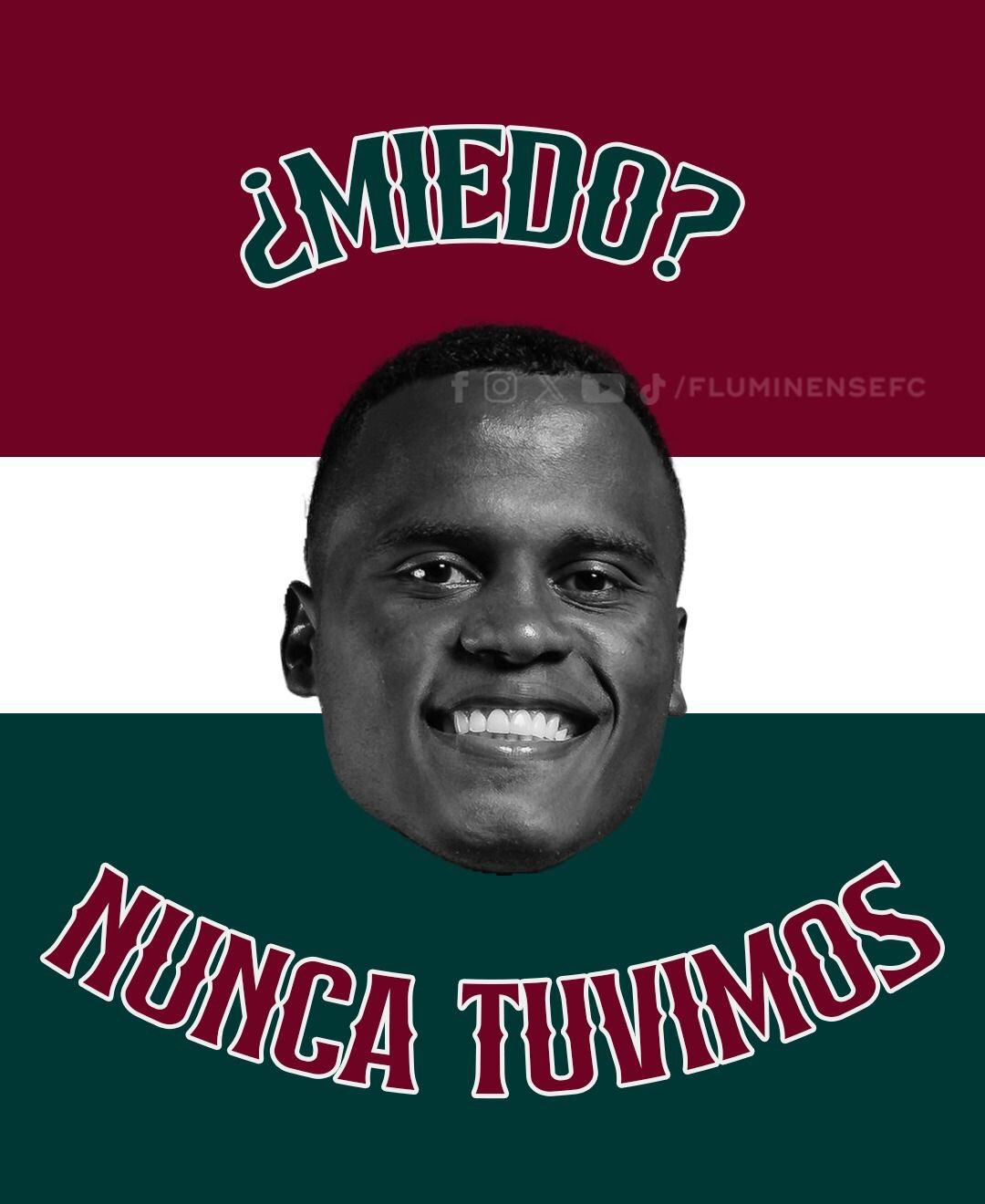 Imagen de Jhon Arias creada por Fluminense - crédito Fluminense
