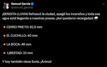 El gobernador de Nuevo León