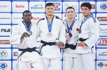 Ferney Ruíz también ganó medalla de oro para Colombia en el Panamericano de Judo - crédito Panam Judo