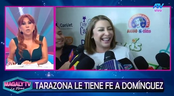 Magaly Medina responde a Karla Tarazona tras defender a Cristian Domínguez: "Es bien difícil que cambie". Captura: Magaly TV La Firme.