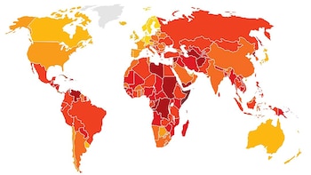 Argentina bajó 12 lugares en