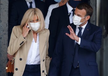 Brigitte y Emmanuel Macron