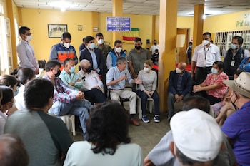 El presidente Guillermo Lasso se