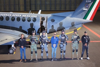 Autoridades mexicanas señalan a ‘El Señor de la A’ como presunto jefe de plaza de La Línea en Rosales y operador del tráfico de drogas y personas hacia Estados Unidos. (X)