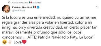 La respuesta de Paty a