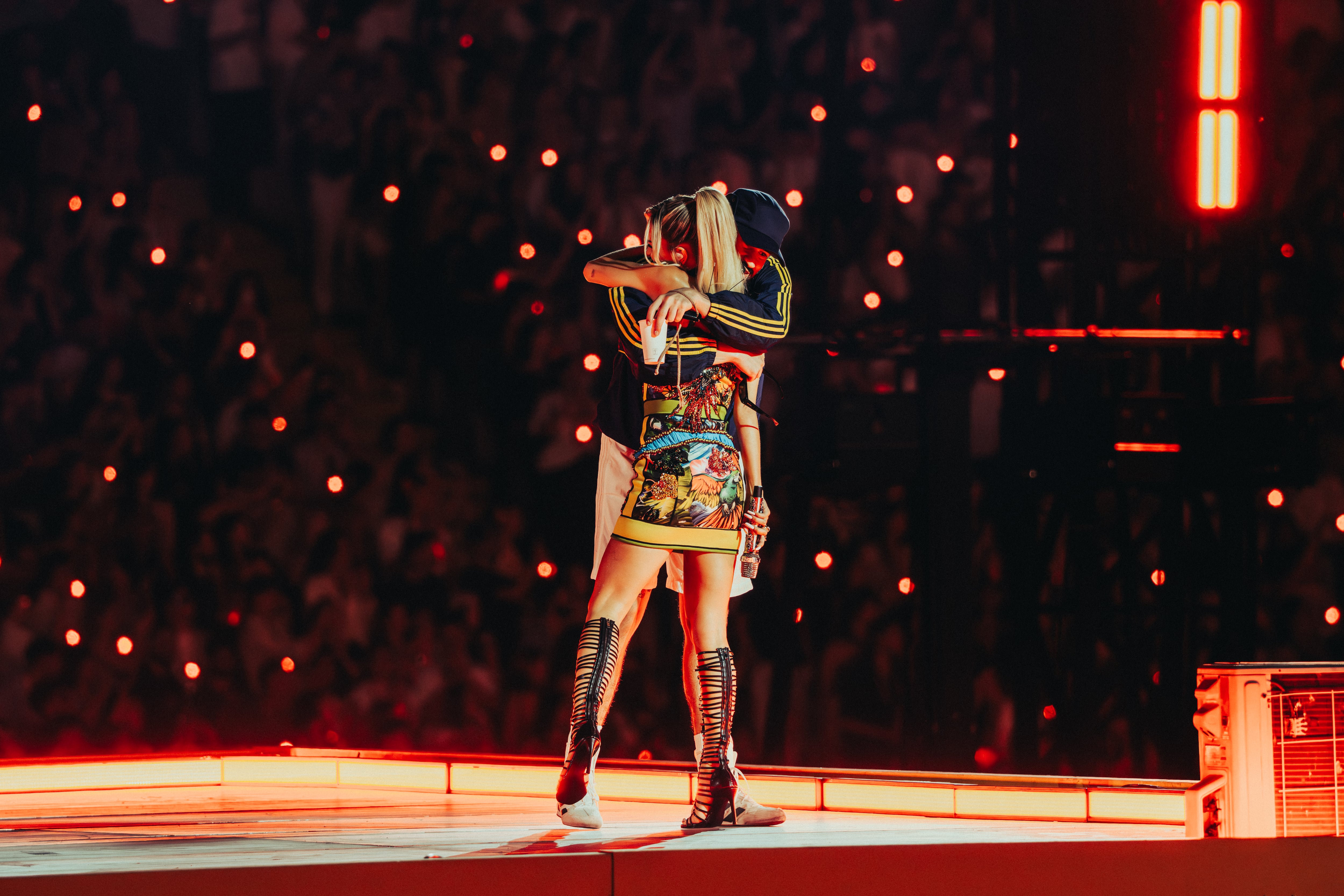 Bad Gyal fue una de las invitadas sorpresa en el concierto de Bad Bunny en Barcelona.