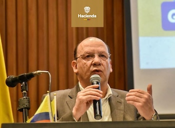 El ministro de Hacienda Germán Ávila considera que los choques de oferta y factores externos, como el clima y los combustibles, son los principales responsables de la inflación - crédito @MinHacienda/X