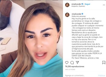 Ninel Conde compartió un video