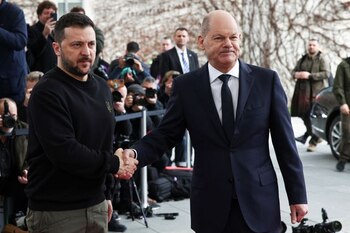 El canciller alemán, Olaf Scholz,