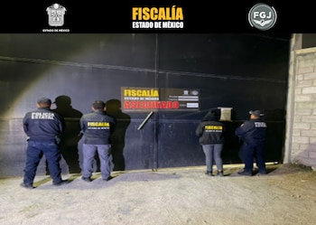 Entrada del inmueble cateado
(FGJEM)