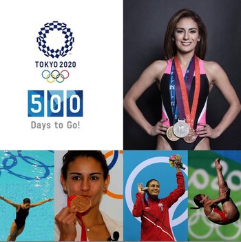 Paola Espinosa es dos veces