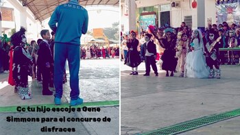 El pequeño fue ovacionado y