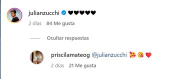 Julián Zucchi reacciona a publicación