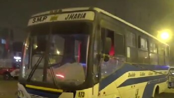 Choferes de TransLima en la