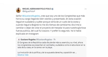 Miguel Polo Polo priorizó votar