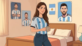 Camila Morrone compartió sus preparativos para ver a la Selección tras afirmar su fanatismo por Lionel Messi