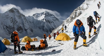 La expedición al Everest enfrentó