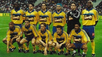 El FC Gueugnon ganó la Coupe de la Ligue de 2000 desde la Ligue 2 ante el Paris Saint-Germain y se clasificó a la UEFA Cup 2000-01 (Facebook)