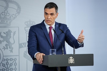 Pedro Sánchez, presidente del Gobierno,