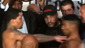 El protegido de Mayweather llegó