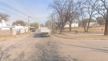 El cuerpo de la víctima