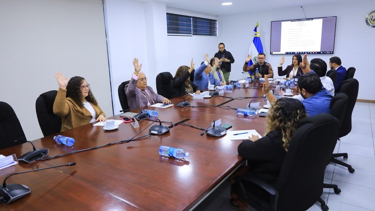 La comisión legislativa aprueba prorrogar las placas vehiculares 2011 hasta 2027 (Foto cortesía Asamblea Legislativa)