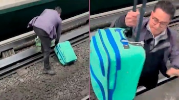 Cae maleta a zona de