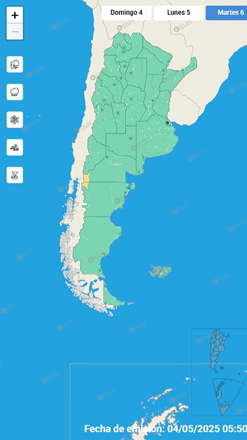 Parte de la zona cordillerana