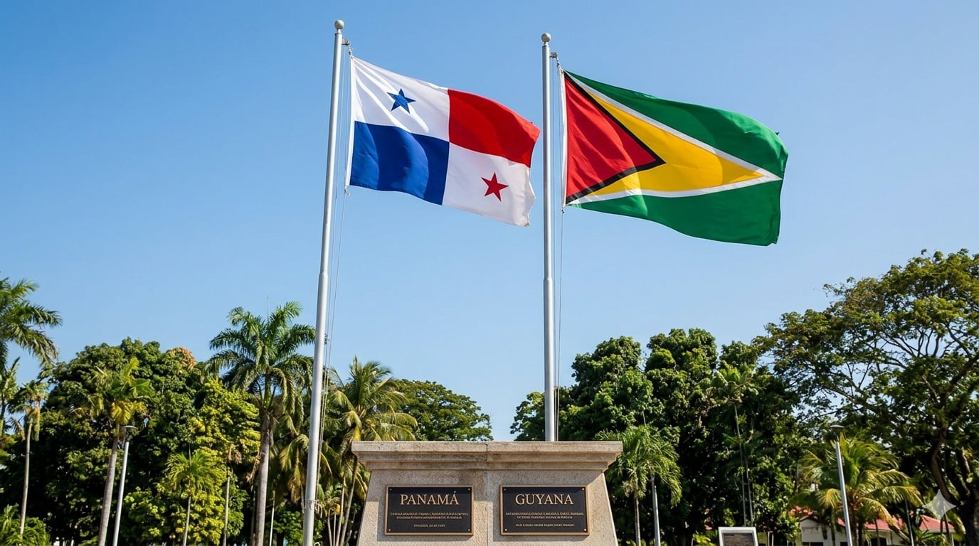 La reunión entre Panamá y Guyana analizó nuevas oportunidades para el crecimiento económico bilateral en sectores clave. (Visuales IA)