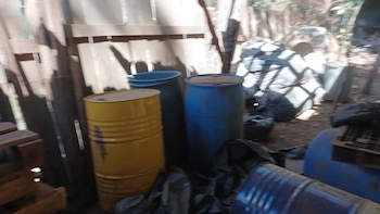 Laboratorio de metanfetamina en Michoacán