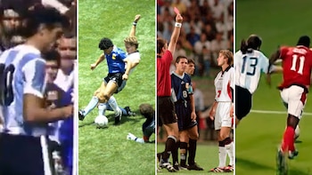 De la “Mano de Dios” al partido mundialista que cambió el reglamento: todos los enfrentamientos entre Argentina e Inglaterra