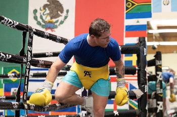 La preparación de Canelo Álvarez