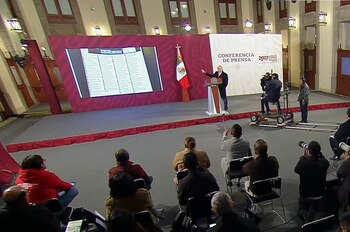 AMLO conferencia matutina. Foto: Gobierno