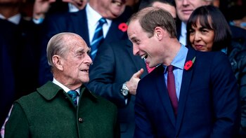 Felipe de Edimburgo junto al