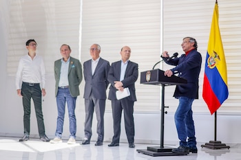 El presidente Gustavo Petro se