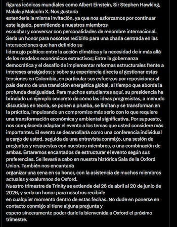 Gustavo Petro - crédito @petrogustavo/X