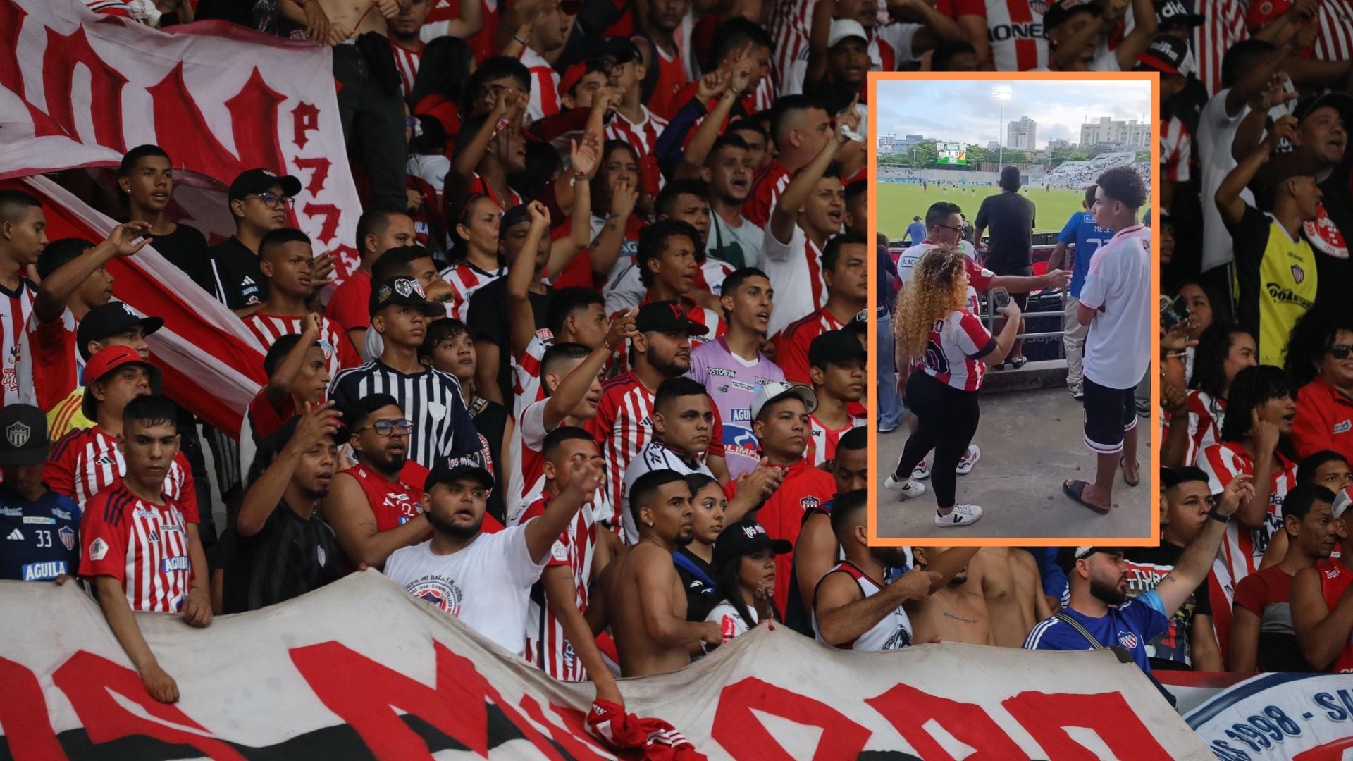 Mujer que humilló a un hincha de Junior menor de edad por usar chanclas en el estadio de Barranquilla, pidió disculpas: “Nunca fue mi intención”