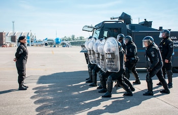 Entrenamiento del GIA durante la