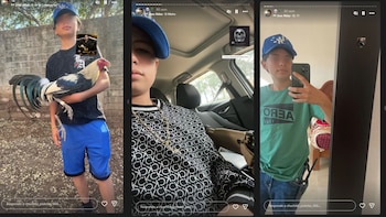 Así se mostraba en redes sociales Chuhito Nini, el niño sicario del Cártel de Los Reyes