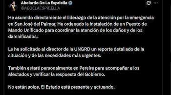 Abelardo de la Espriella - crédito @ABDELAESPRIELLA/X